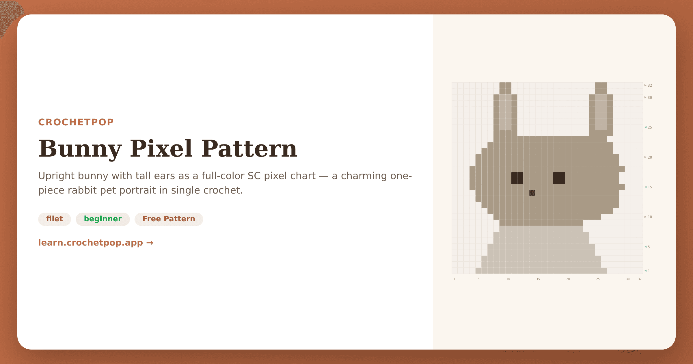 Bunny Pixel Pattern