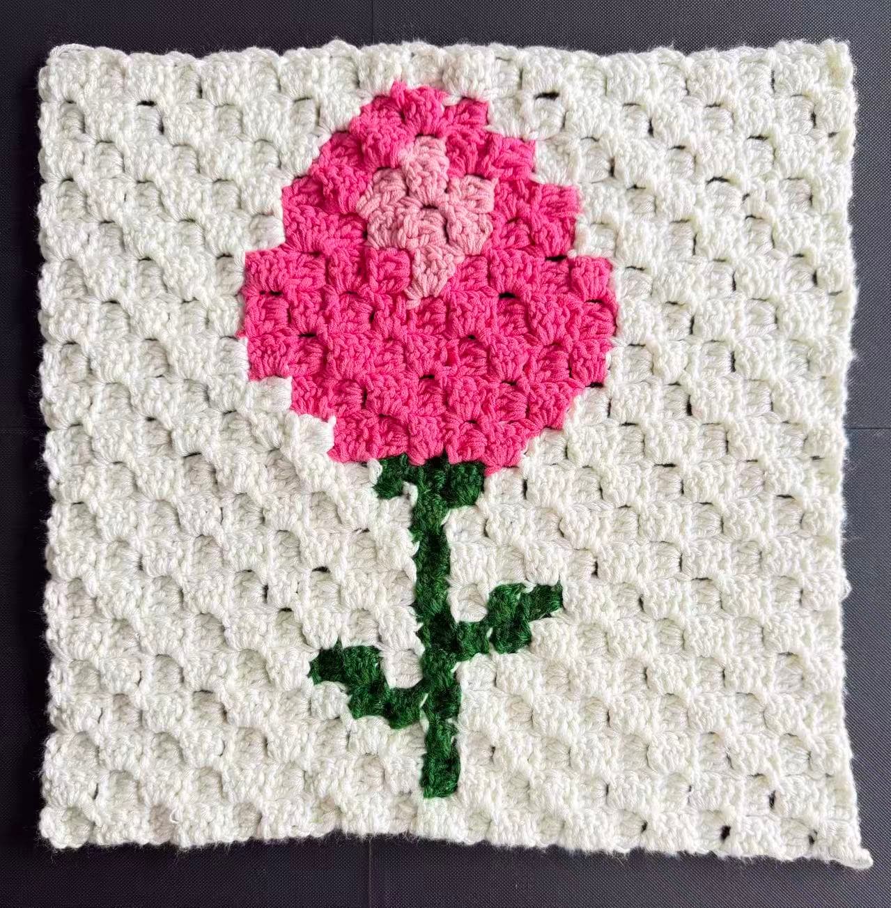 Free C2C Tulip Swatch — beginner-friendly
