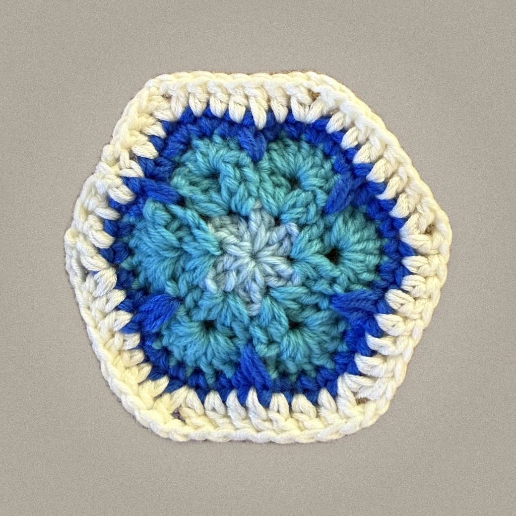 Flor Africana — Azul Teal